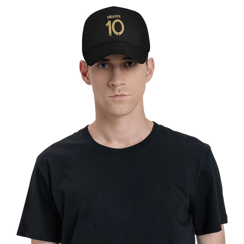 Personalized Mbappes 10 Football Baseball Cap Outdoor Women Unisex's Adjustable French KM Soccer Dad Hat Autumn