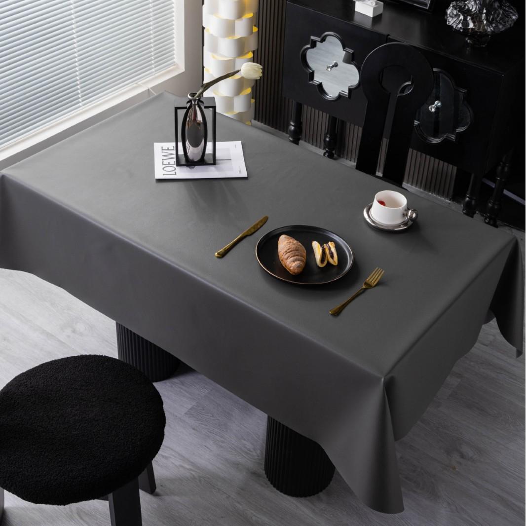 

Wedding Rectangle Tablecloth Waterproof Oil Proof Dirt Repellent Holiday Table Cover Protector for Dining Kitchen Mantel Blanco 40X60cm темно-сірий колір