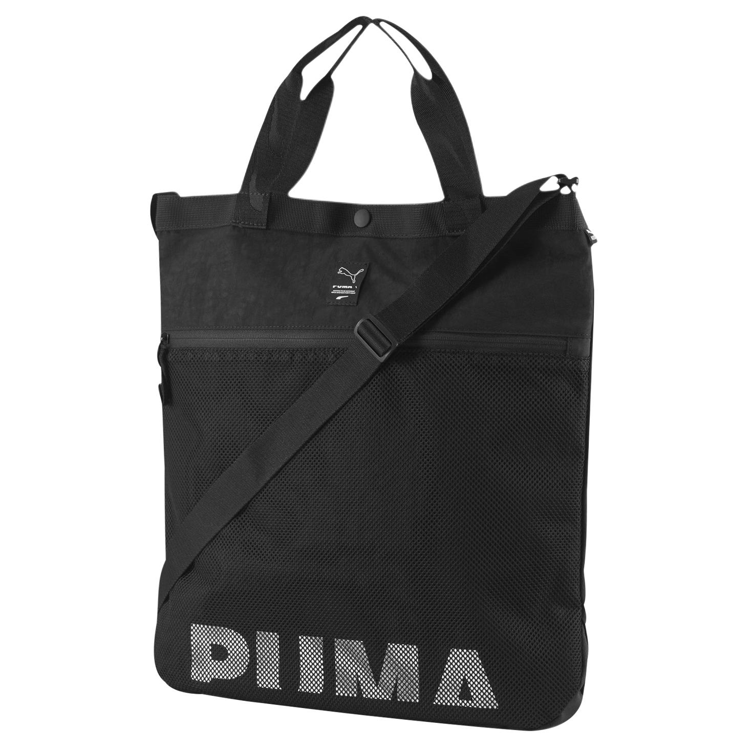

New PUMA Fabric Handbag, Shoulder Bag Unisex Black 078055-01 41*5.5*43CM