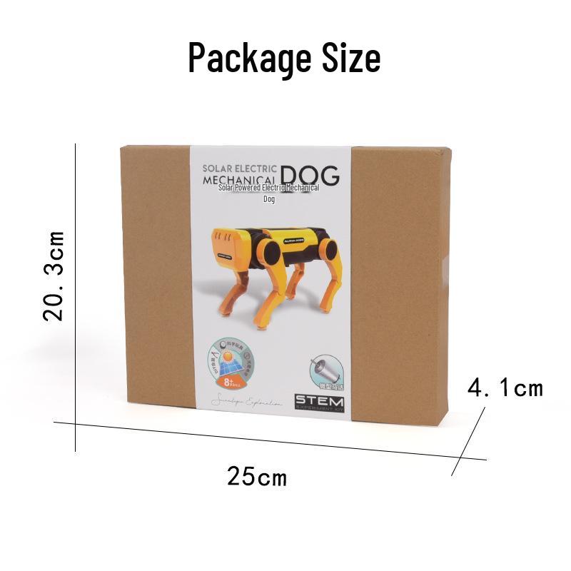 DIY Solar-Powered Robot Dog Kit for Kids - STEAM Educational Science Toy