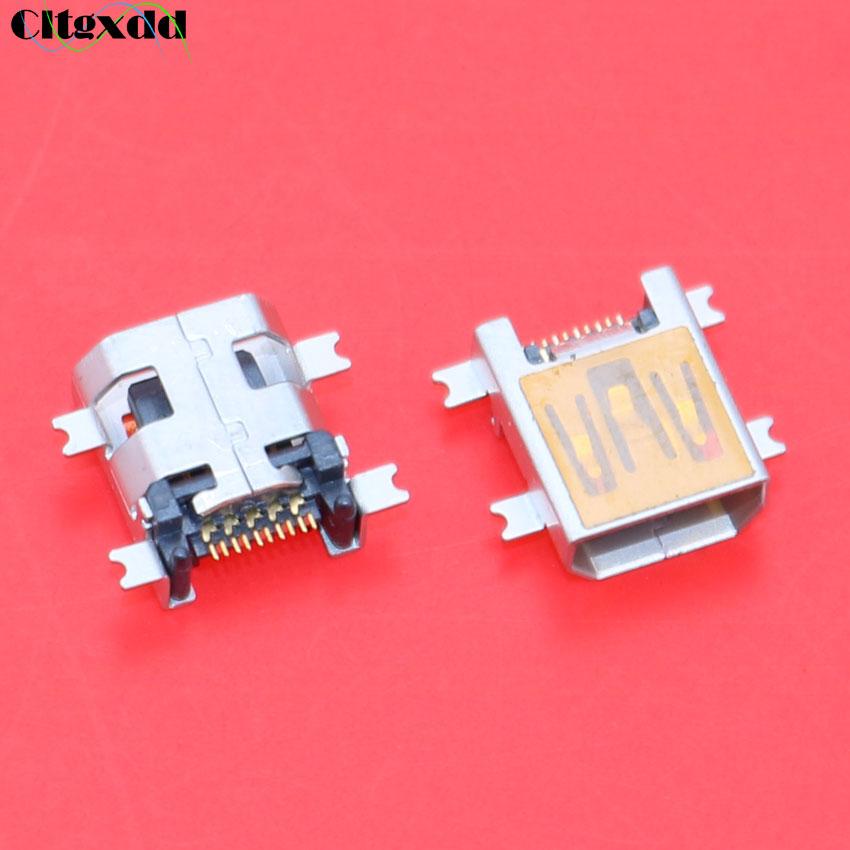 Cltgxdd 10PCS Female Mini USB Socket V3 Port For MP3 MP4 USB Type B 5pin 8Pin10Pin SMT SMD USB Jack Connector Repair Parts 4