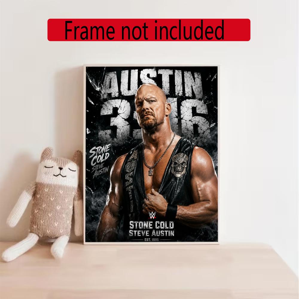 Stone Cold Steve Austin 5D Diamond Painting Round Diamond Rhinestones Mosaic Diamond Embroidery Wall Paintings Rhinestones Gift Frameless
