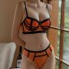 Neue Sexy Sexy Bandage Push-up-Bh Set Europa Frauen Bügel Unterwäsche Set Romantische Rose Plus Größe Büstenhalter Dessous panty Set