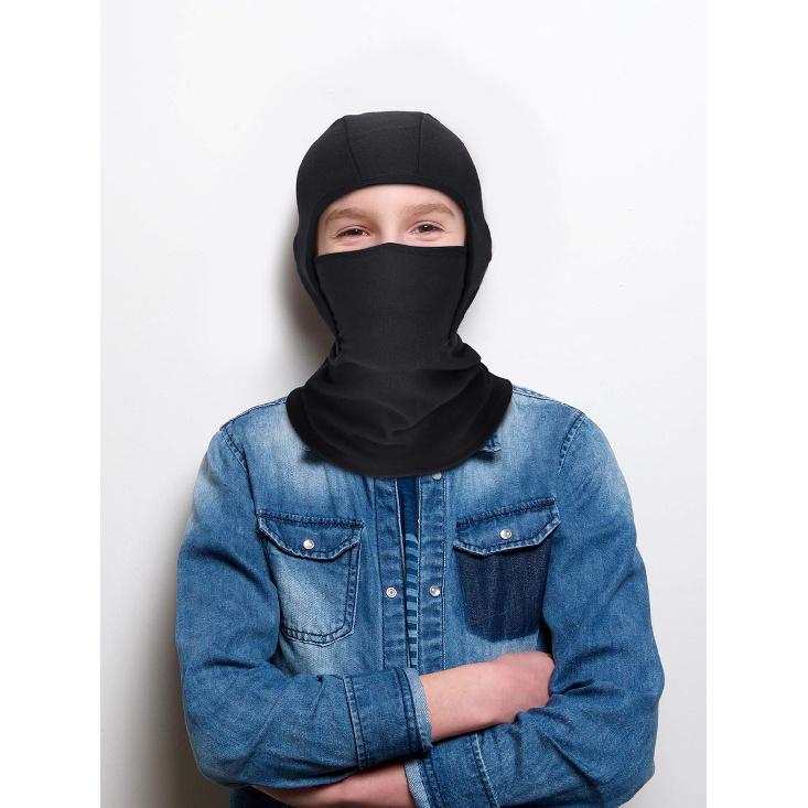 3 Pack Kids Balaclava Ski Mask Winter Face Mask for Boys Girls Windproof Warmer Adjustable Cold Weather Fleece Face Cover