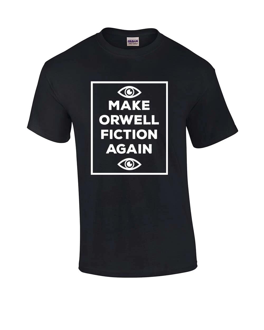 

Make Orwell Fiction Again 1984 Unisex Adult Short Sleeve T-Shirt S