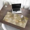 Countertop Protective Mat with a Fashionable 3D Geometric Print 90x45 cm