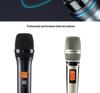 Dual Wireless Microphone Set for Meetings, KTV, and Home Singing