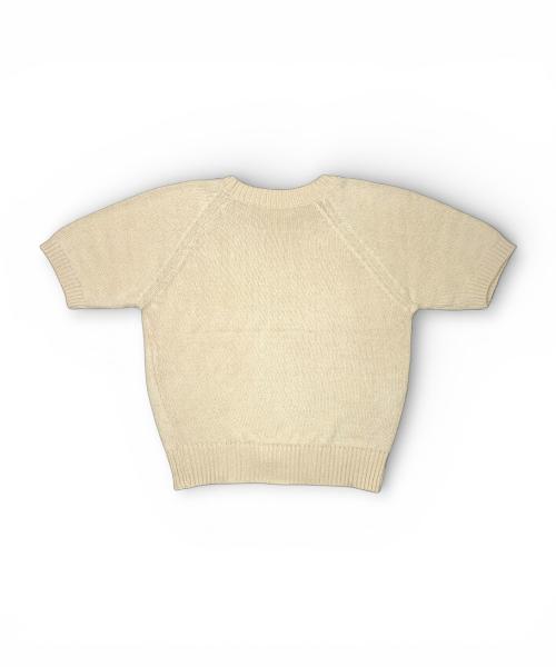 Bonseullipi Raglan Half-Sleeve Knit (Ivory)