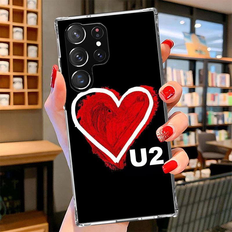 Band U-U2 Rock Phone Case For Samsung Galaxy S26 S25 Edge S24 Ultra S23 S22 Plus S21 S20 FE Soft Fundas Shell Galaxy S25 S24 S23