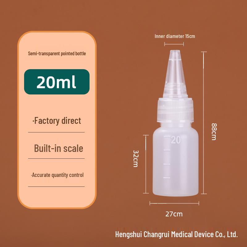 20/30/50ml Plastik-Quetschflaschen mit Spitze für Pigmenttinte und Farbmischung