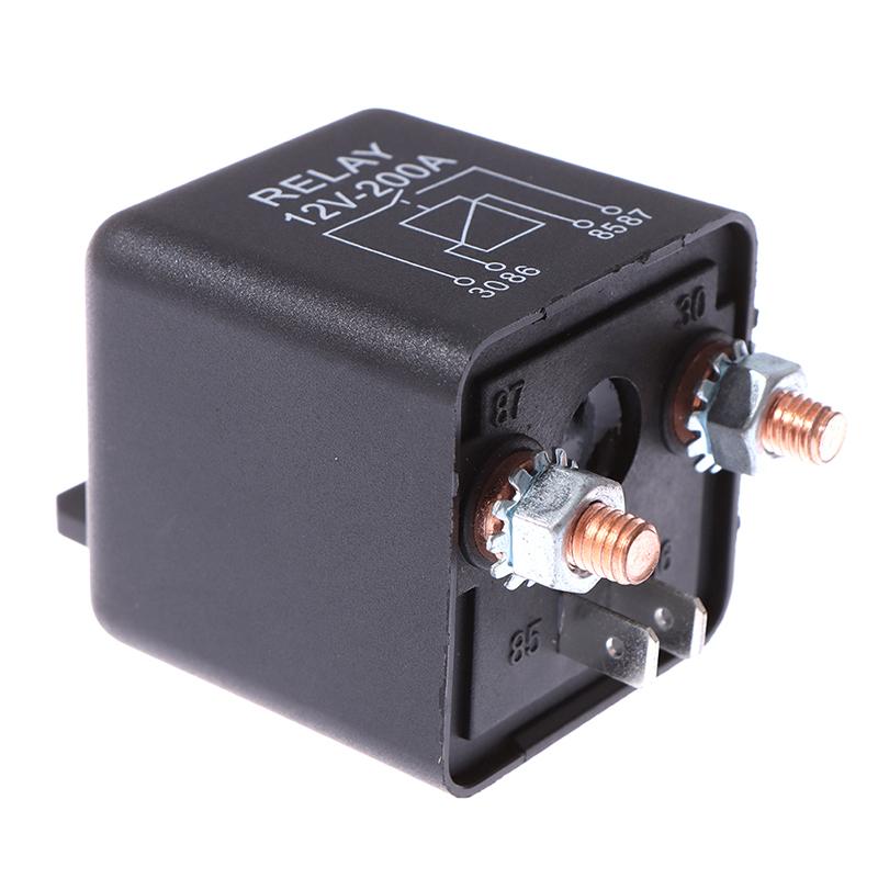 12V 200 Amp Heavy Duty Split Charge/Winch Relay For Car Van Boat 4 Pin
