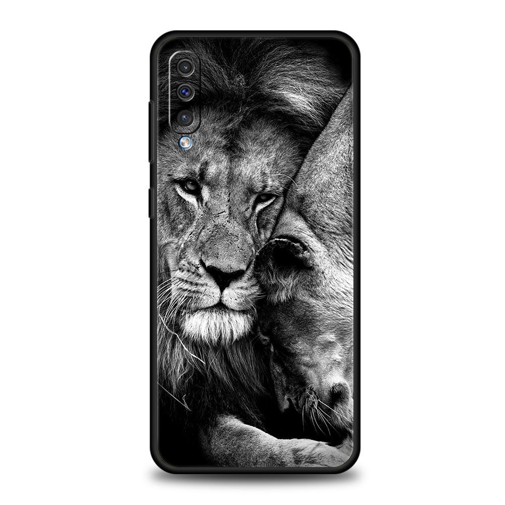 Husă de telefon cu animale de ghepard, tigru, leu, pentru Samsung A12 A32 A50 A70 A20E A20S A10 A10S A22 A40 A42 A52 5G A02S A04s