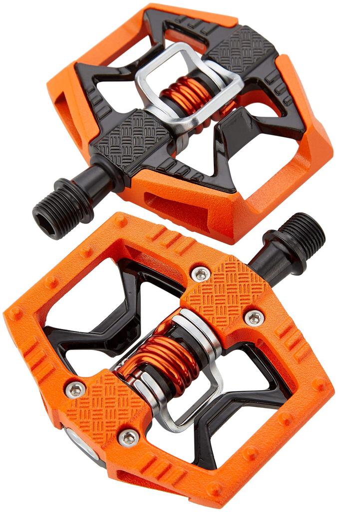 CRANK BROTHERS Ultralichte Klikpedalen Double Shot Oranje 574636