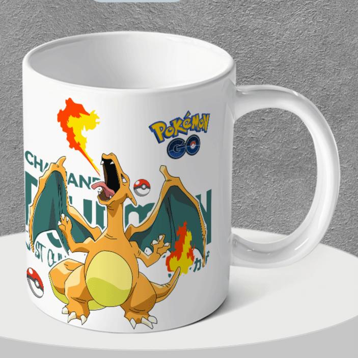 Uroczy ceramiczny kubek do kawy Pikachu Pokemon Kreskówka Duża pojemność Kubek do herbaty Nowość Prezent dla Dzieci Dorosłych Fanów