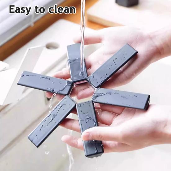 Kreativní skládací podložka odolná vůči teplu pro jídelní stůl, ochrana kuchyňské pracovní desky, prostorově úsporná ochranná podložka