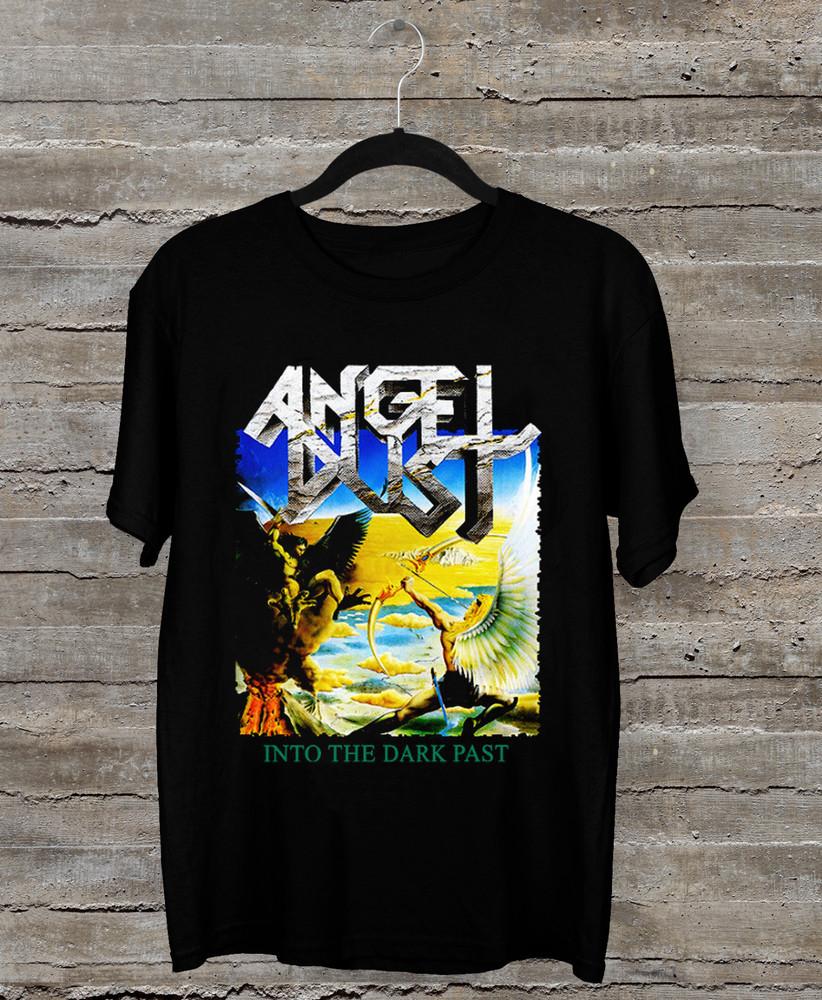 Rare! Angel Dust Into the Dark Past Cotton Black All Size Unisex Shirt BL385