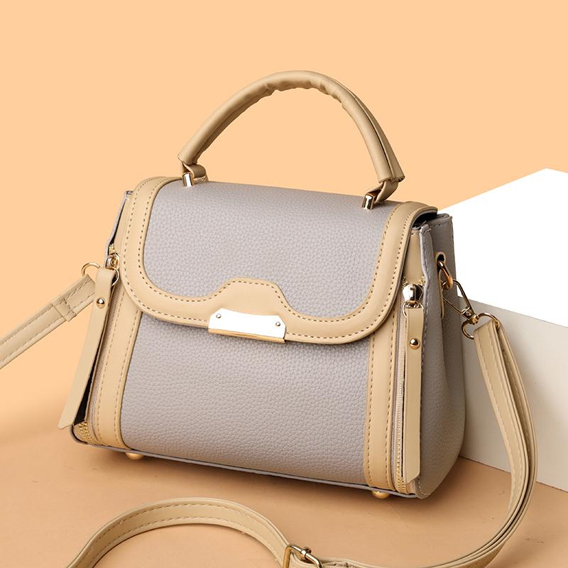 Parisian Inspired Leather Shoulder Bag Vintage Women's Tote for Casual Commute