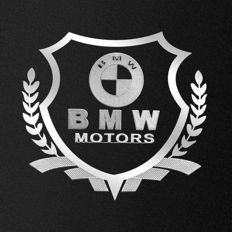 2025 Hot For BMW Wheat Logo Car Sticker Gold/Silver Emblem Side Badge Decal VIP For BMW X7 X3 X4 X5 X6 5 7 Series G11 G12 G30 G3