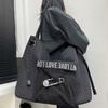 Ladies' Casual Korean Version New Large Bag Woven Shoulder Strap Diagonal Cross Personalized Large Pin Tote Bag