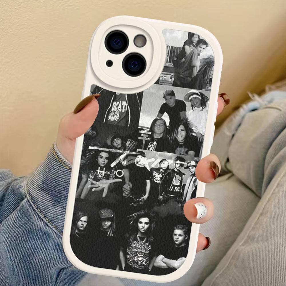 Tokio Hotel Band Phone Case For IPhone 16 15 14 13 12 11 Pro Max Plus Soft Leather Cover