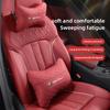 Car Seat Head Support Cushion Lumbar Pillow Interior Accessories For 156 159 147 4C 8C 166 Giulia Giulietta Mito VD7