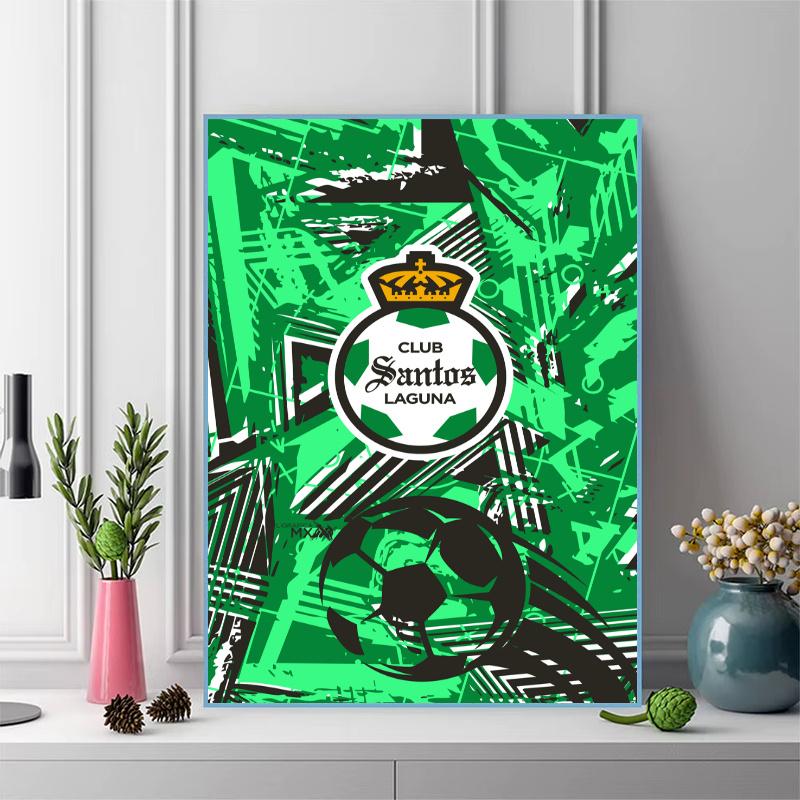 Club Santos 100% Round Full Drill 5D DIY Diamond Painting Embroidery Cross Stitch Rhinestone Décor