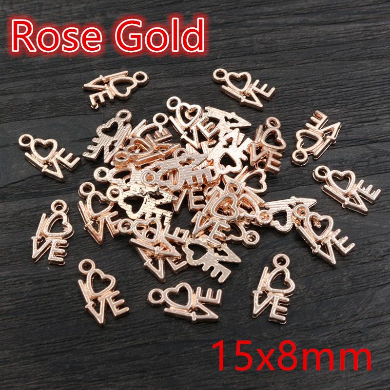 100pcs Charms Star Heart Pendants Antique Pendant fit,Vintage Tibetan Bronze Gold Silver color,DIY For Bracelet Necklace