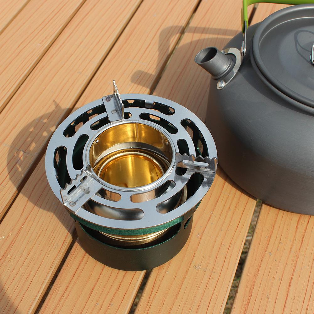 Portable Brass Alcohol Camping Stove - Outdoor Picnic & German Vaporizer