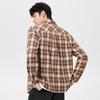 Mark Fairwhale Men's American Flannel Plaid Long Sleeve Shirt