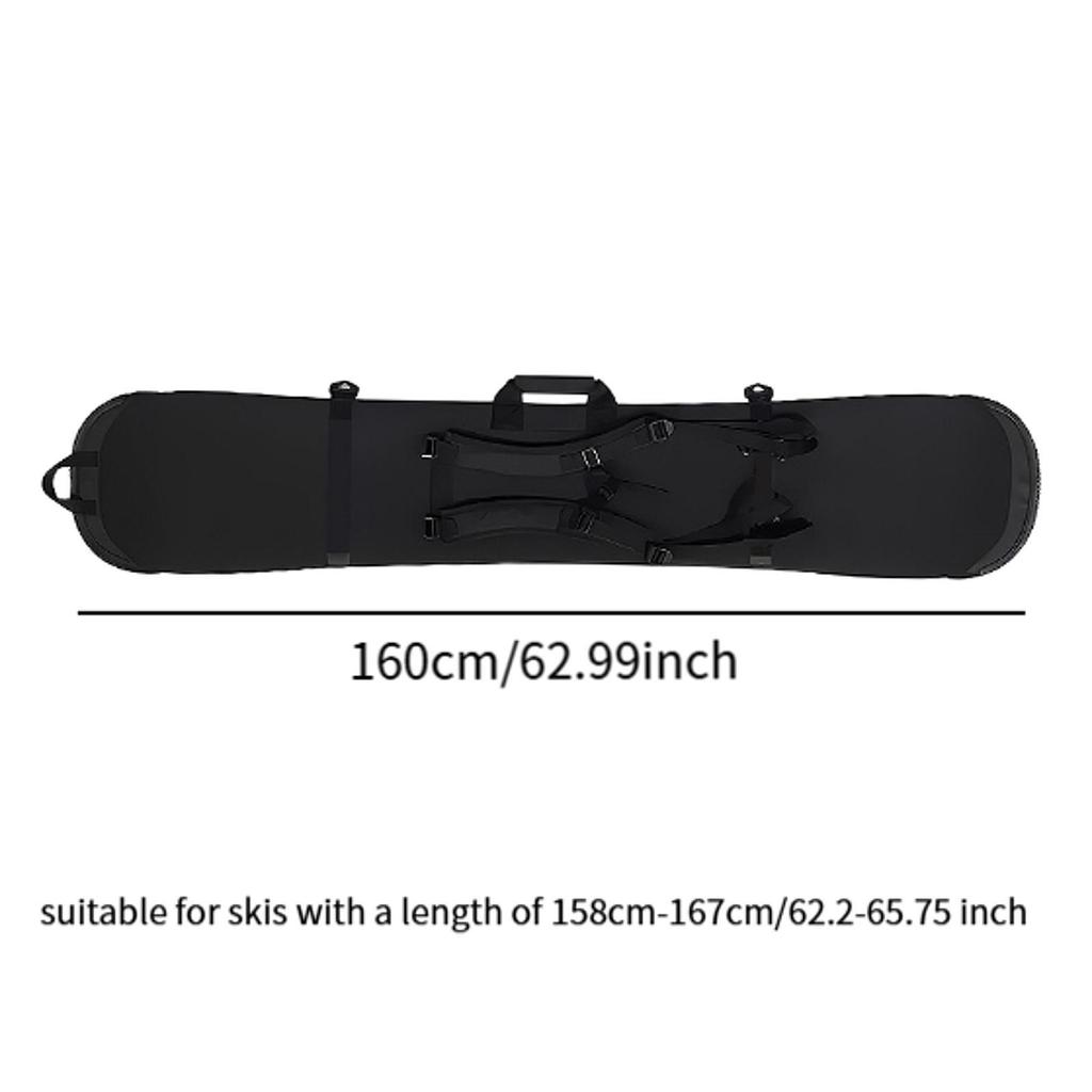 Snowboard Pouch Sleeve Snowboard Bag Soft Portable with Handle Shoulder Strap Pouch Ski Storage Snowboard Travel Protective Bag
