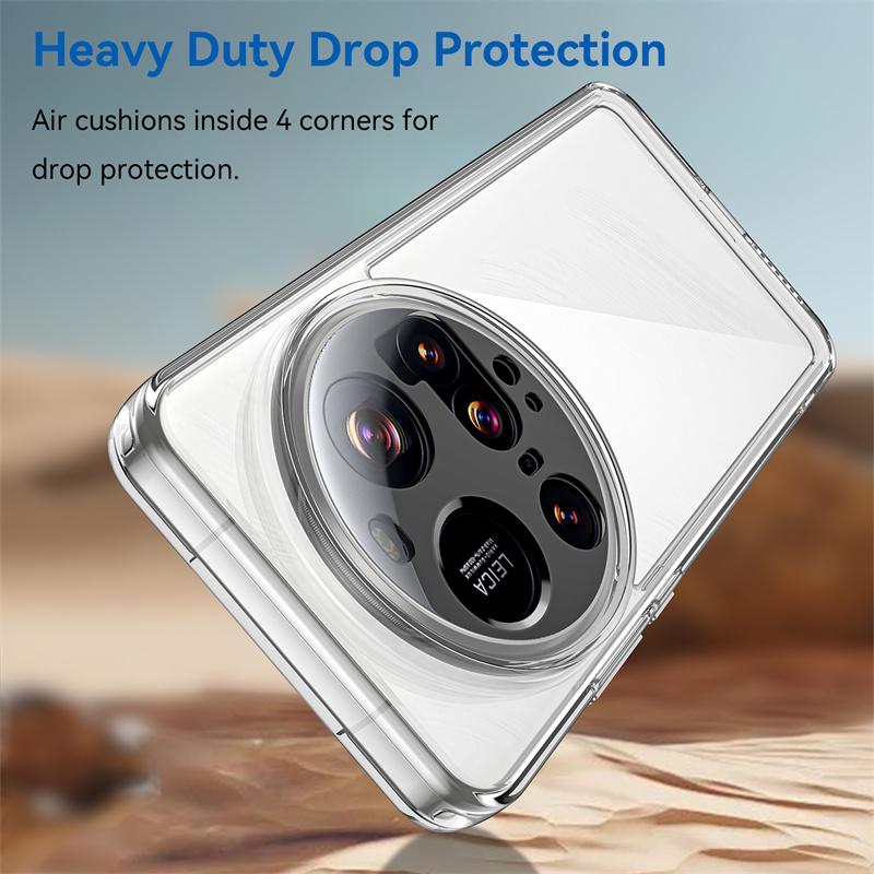 For Xiaomi 15 Ultra Case Xiaomi 15 Ultra Cover Shockproof Clear PC + TPU Silicone Protector Phone Back Cover For Xiaomi 15 Ultra