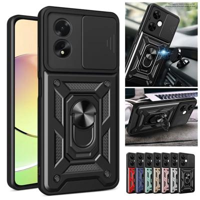 Šarvuotas dėklas OPPO A60 A79 A78 A58 A38 A18 A98 5G A77 A57 A57S A76 A16 A16S A54S dangtelis su žiedu magnetinis laikiklis Coque Fundas