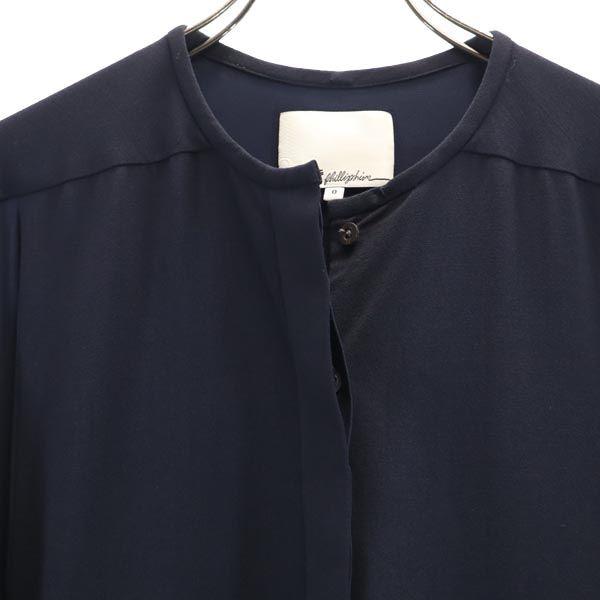 3.1 Phillip Lim Short Sleeve One Piece Dark Blue Women Used