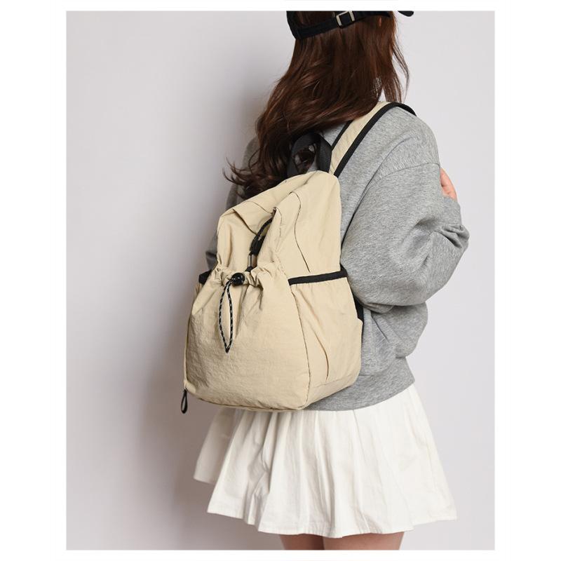 Tooxika Ins Niche Design Backpack Student Class Bag Portable Backpack Commuting Versatile Travel Bag