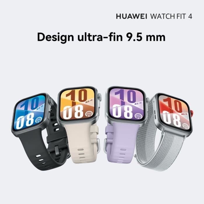 Montre connectée - HUAWEI - Watch FIT 4 - Noir