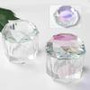 Luxurious Artificial Crystal Nail Brush Cleaner With Scratch Resistant Surfaces Crystal Glass Dish For Salon Use