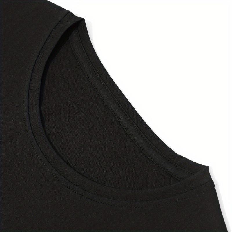 European sizes European and American Fashion Letter Print Men's Funny Personality Short-Sleeve T-Shirt