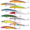 Sougayilang Fishing Baits 10Pcs Minnow Fishing Lures ABS Sinking Diving Swim Crankbait Hard Baits