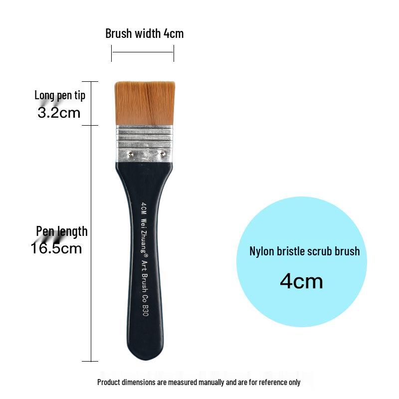 G1754 Nylon Flat Brush for Oil & Wall Painting
