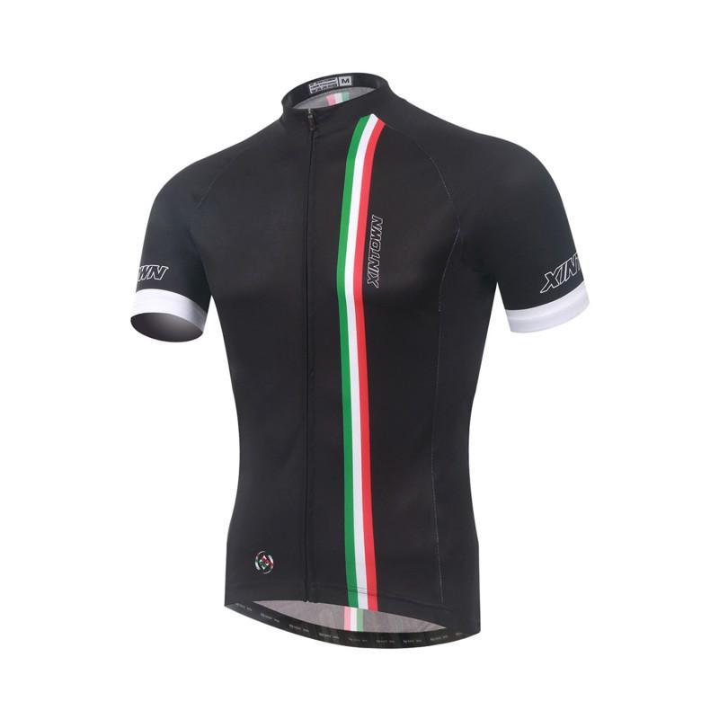 Mens Cycling Jersey Short Sleeve Breathable Quick-Dry Bike Sport Shirt Riding Apparel
