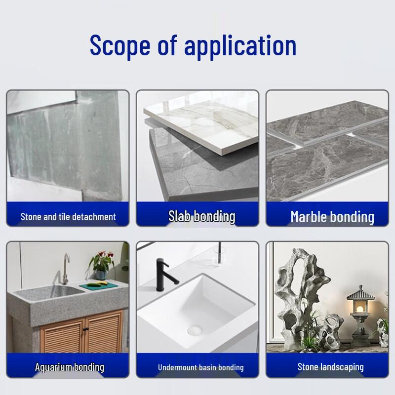 OJW Odorless Transparent Stone & Tile Adhesive