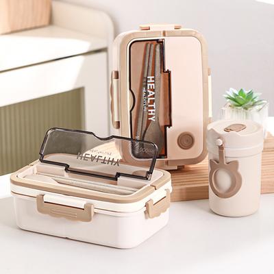 Microwave Dinnerware Food Lunchboxes School Child Plastic Lunch Container Bento Storage Cute Lunch Box for Kids Picnic School
