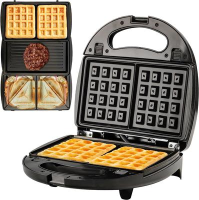 Three In One Sandwich Machine Set with Detachable Non Stick Plate Electric Toaster