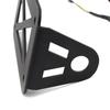 Retro American Cruiser Motorcycle Side License Plate Holder with Light Bracket
