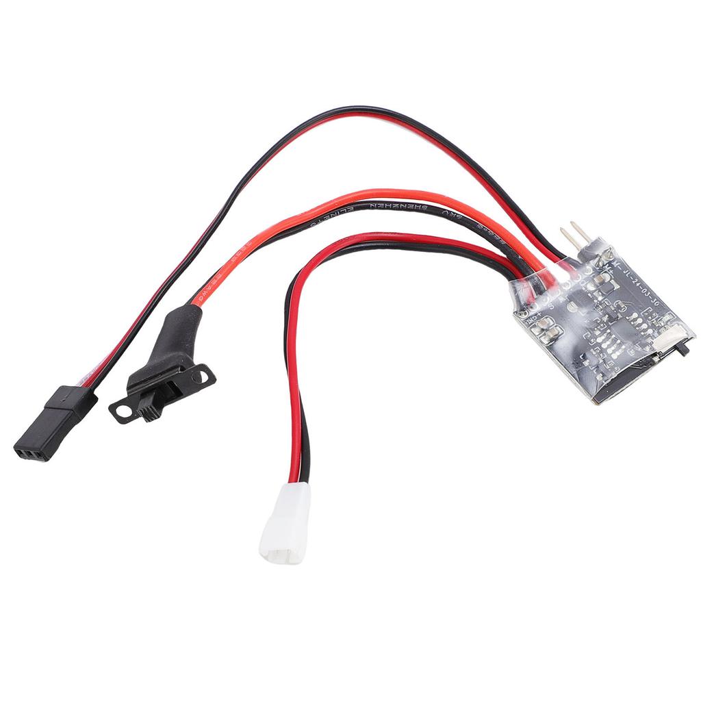 30A Miniaturowy Szczotkowany ESC RC Elektroniczny Regulator Prędkości z Hamulcem Wtyczka PH2.0 dla DIY 1 16 1 18 1 24 Samochód RC Łódź