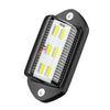 Car LED License Plate Light DC 12V To 24V Waterproof 6 LED License Plate Lamp Taillight Truck SUV Trailer Van RV Boats Accessory
