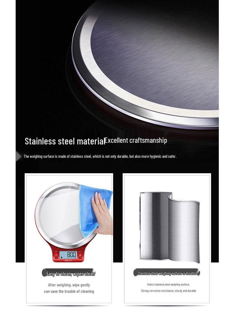 Xiangshan 5KG Kitchen Electronic Scale with 0.1g Precision for Baking and Household Use