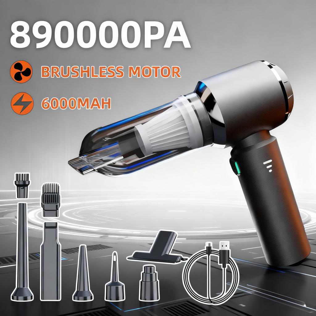 Car Vacuum Cleaner High Power Portable Handheld Wireless Brushless Motor Cleaning Machine Powerful Air Duster for Home Appliance