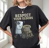 Respect Your Elders T-Shirt, Funny Tech Humor Tee, Retro Phone Gift