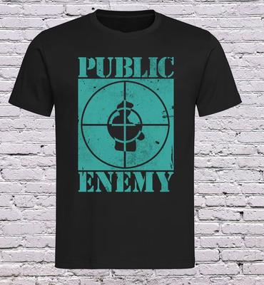 Nowe Logo Public Enemy Unisex Dla Fanów Wszystkie Rozmiary Czarna Koszulka ND679 Koszulka Unisex